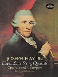 11 Late String Quartets Study Scores sheet music cover